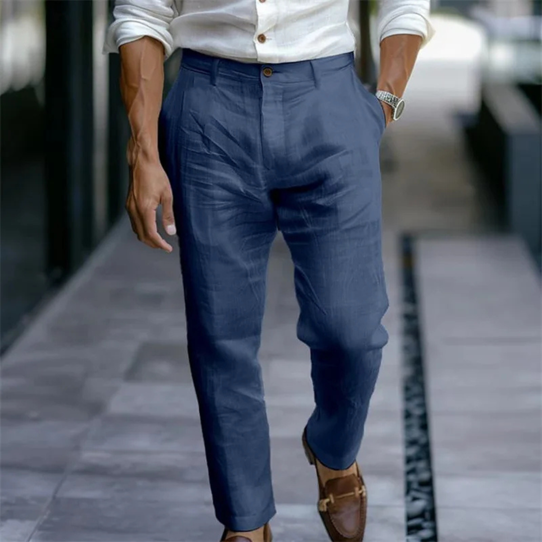 The Venezia Men’s Lightweight Linen Summer Pants