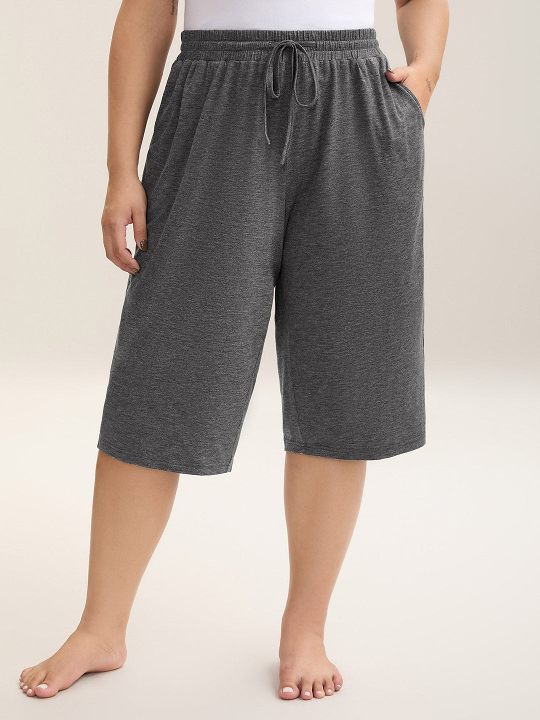 Patty | Drawstring Cropped Lounge Pants
