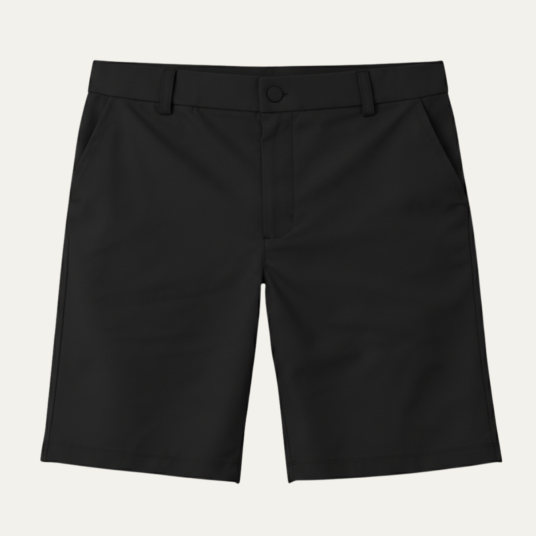 The Stonecrest Men’s Casual Golf Shorts with Zipper Side Pockets