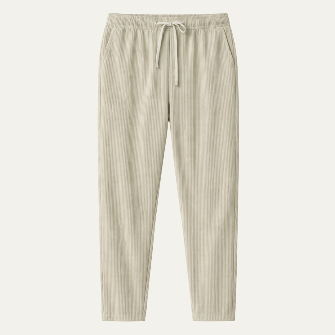 The Barrington Men’s Casual Ribbed Slim Fit Lightweight Pants
