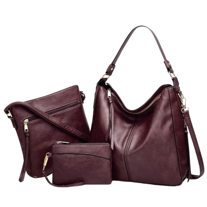 Emilia | Coordinated Three-Piece Hobo Bag Set