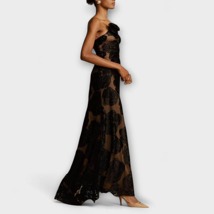 Chic Floral Maxi Dress for Spring Events