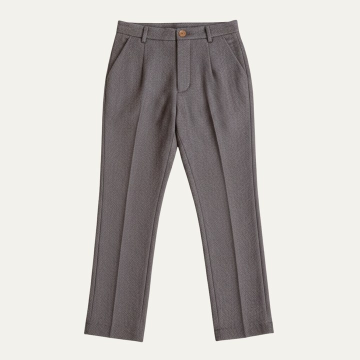 The Hawkington Men’s Vintage Wool Herringbone Straight Leg Pants