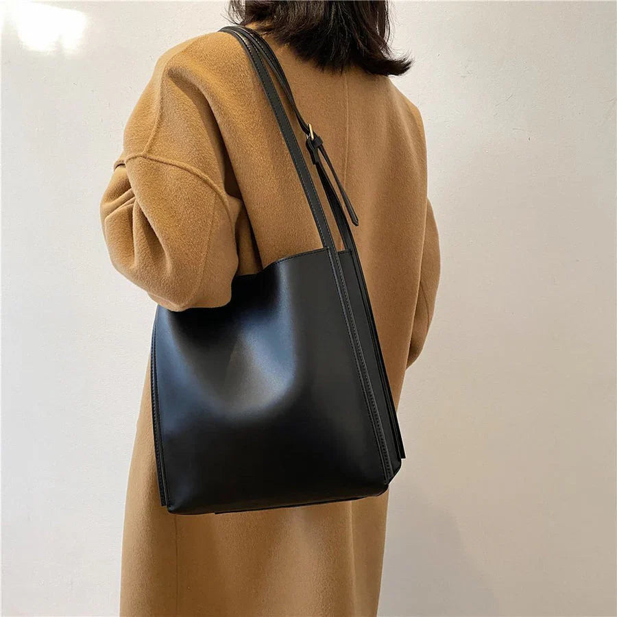 Claudia | Sleek Long-Strap Shoulder Tote