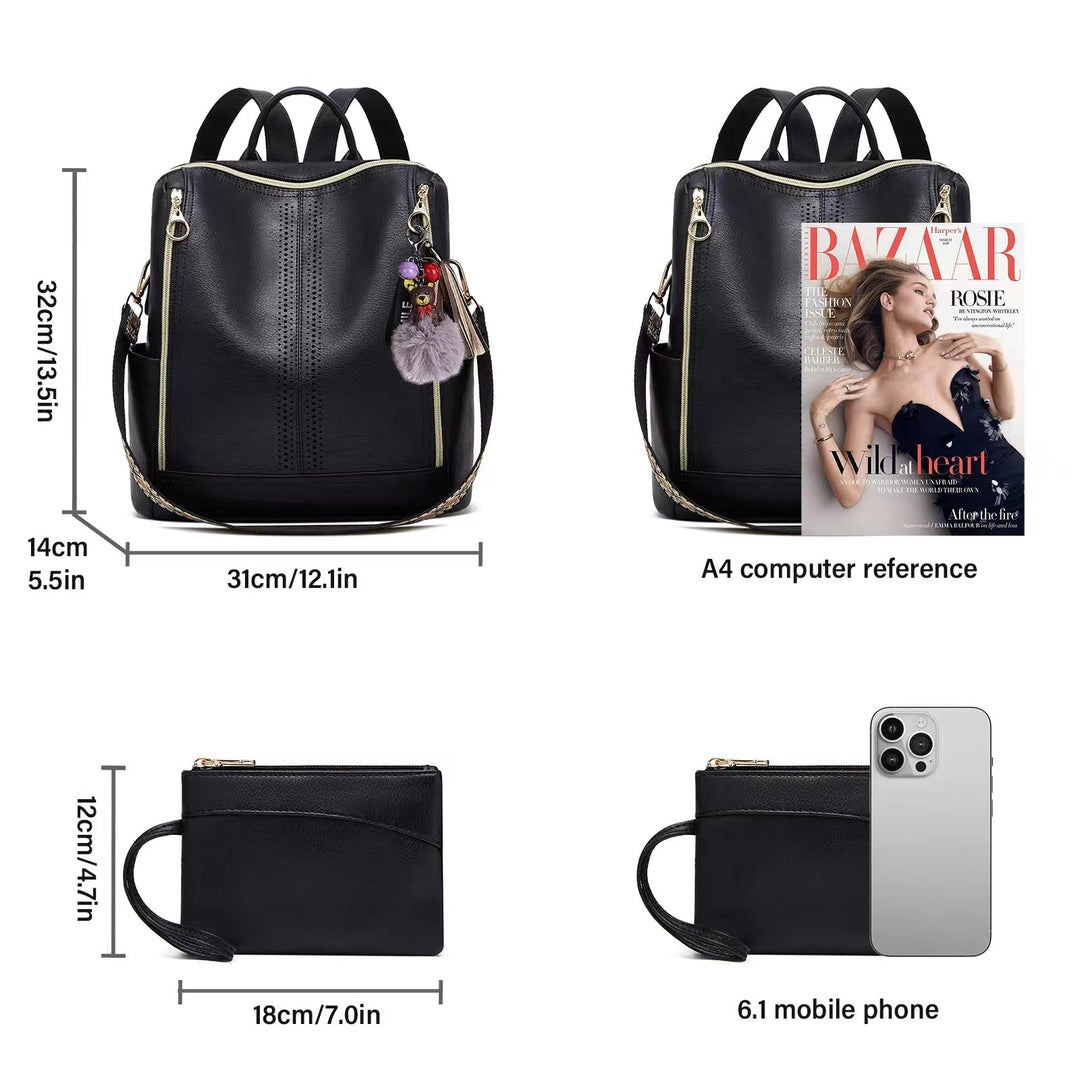 Celeste | Convertible Backpack with Matching Pouch