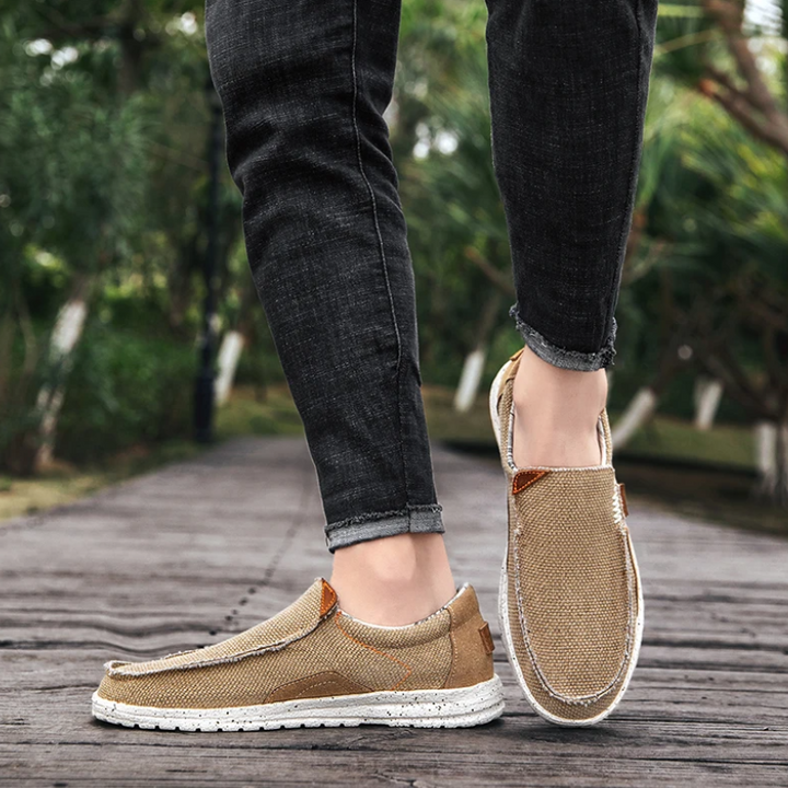 Maxime - Classic Comfort Canvas Loafers