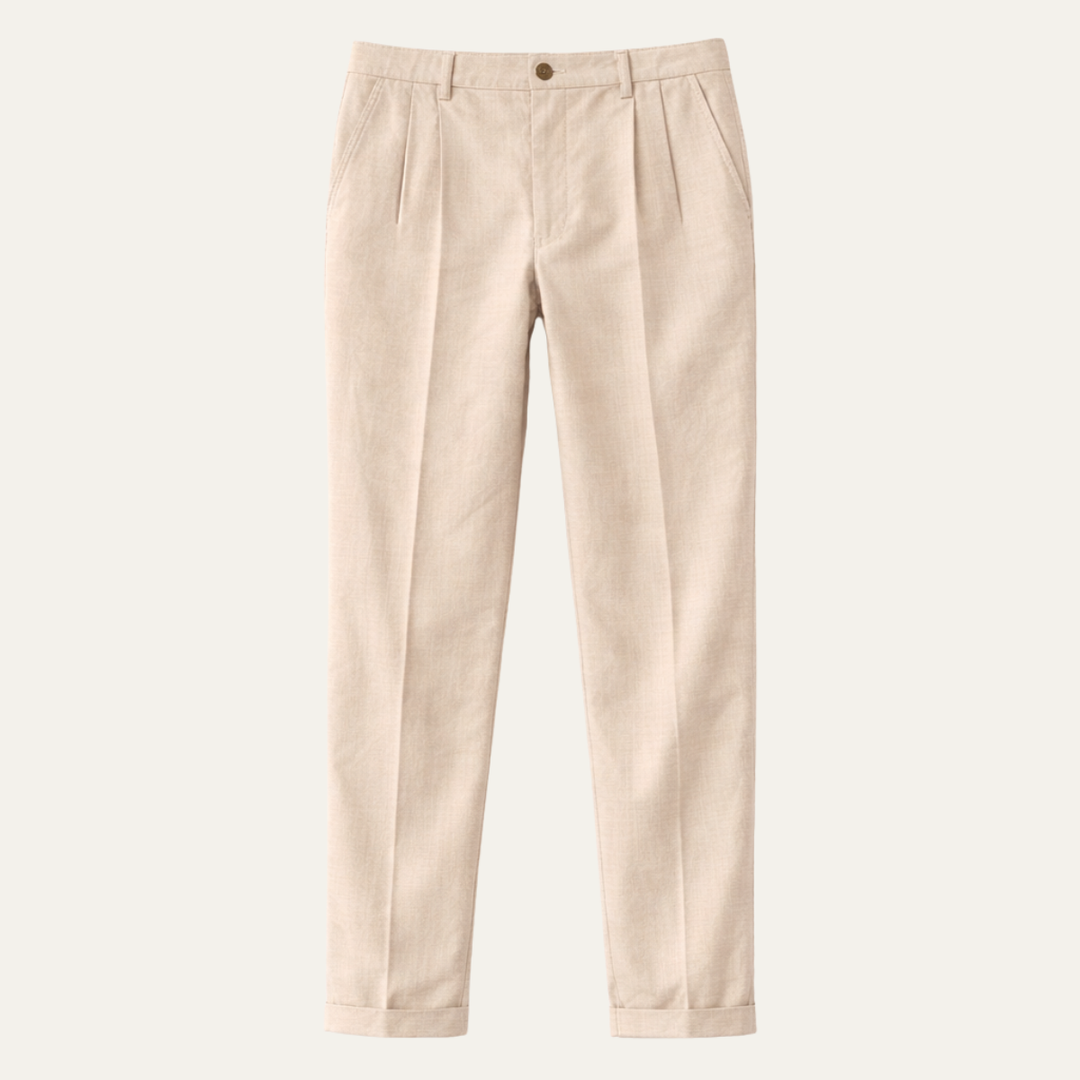 The Windfield Men’s Slim Fit Lightweight Linen Dress Pants