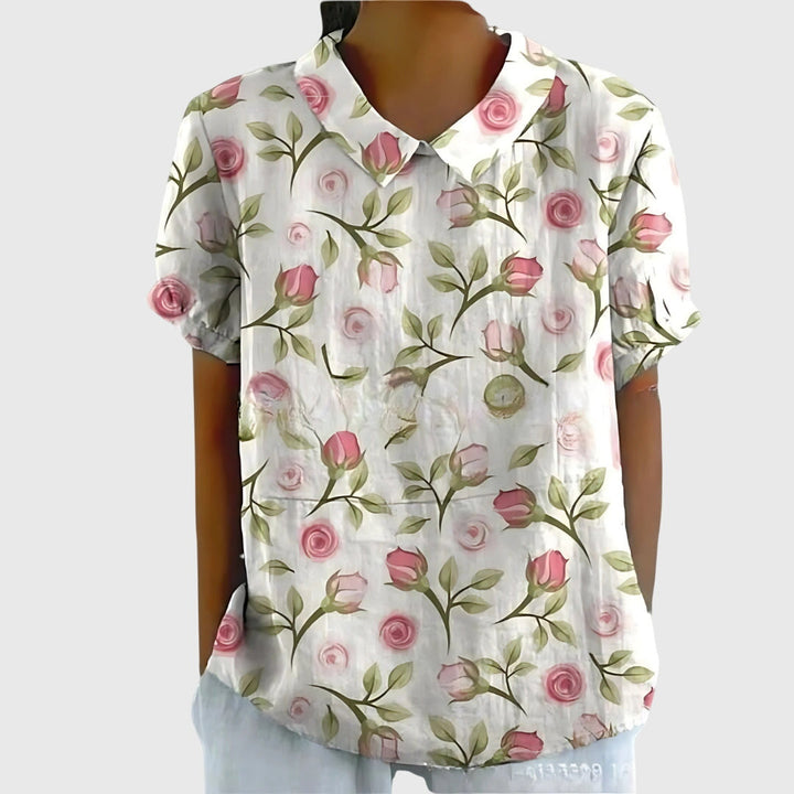 Jenna™ | Floral Chiffon Top for Every Occasion