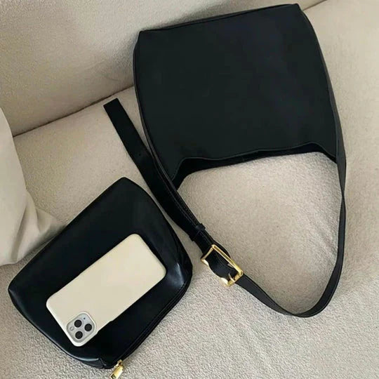 Elise | Adjustable Strap Slouchy Shoulder Bag