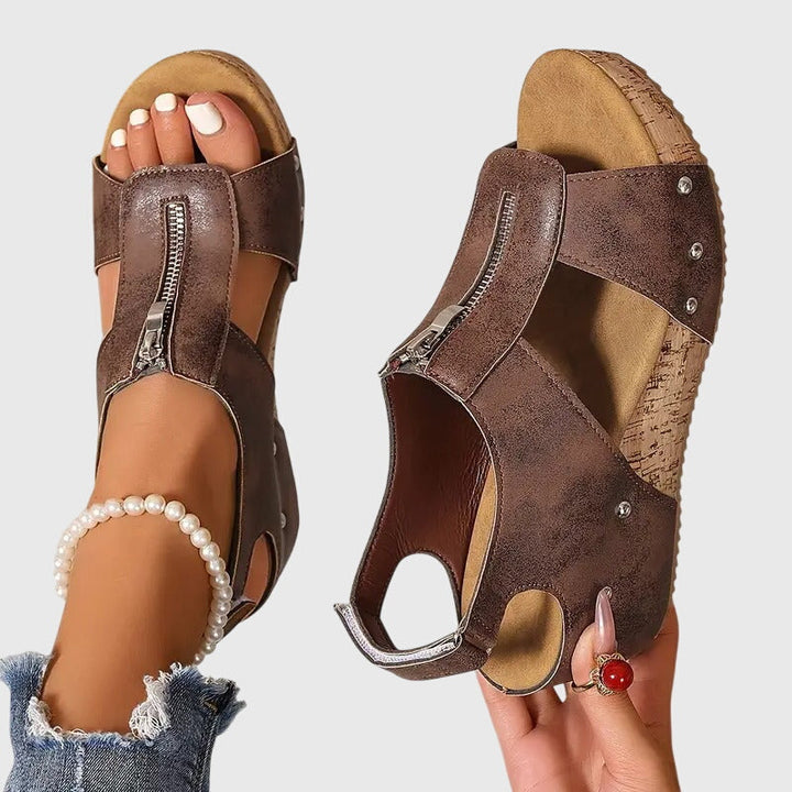 Jasmine | Platform Sandals with Adjustable Straps
