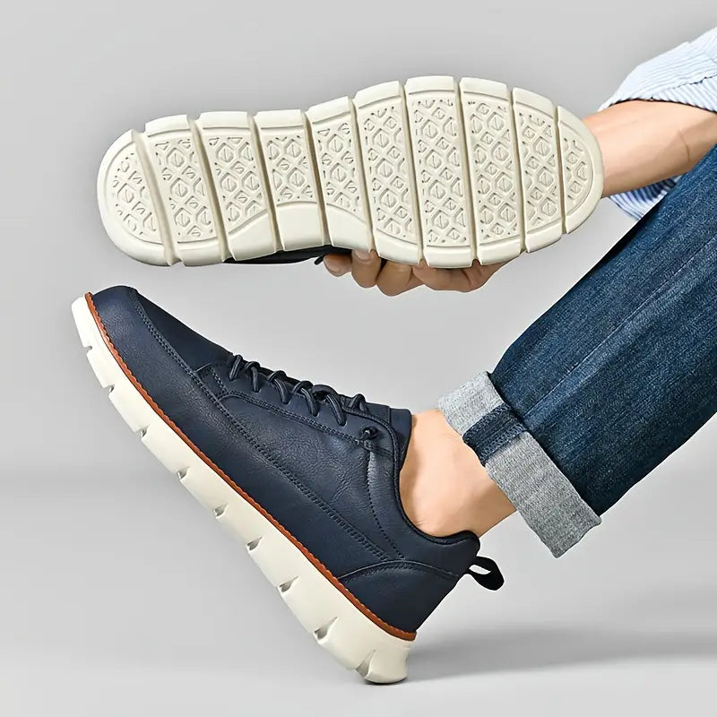 Bruce - Lace-Up Platform Walking Shoes