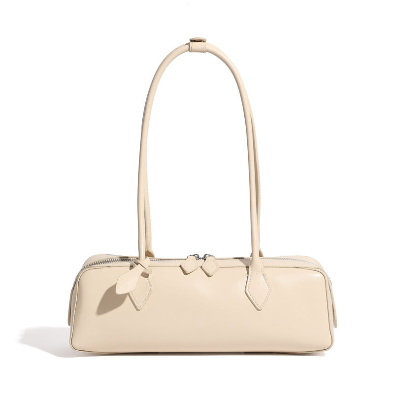 Chiara | Elongated Double-Zip Shoulder Bag