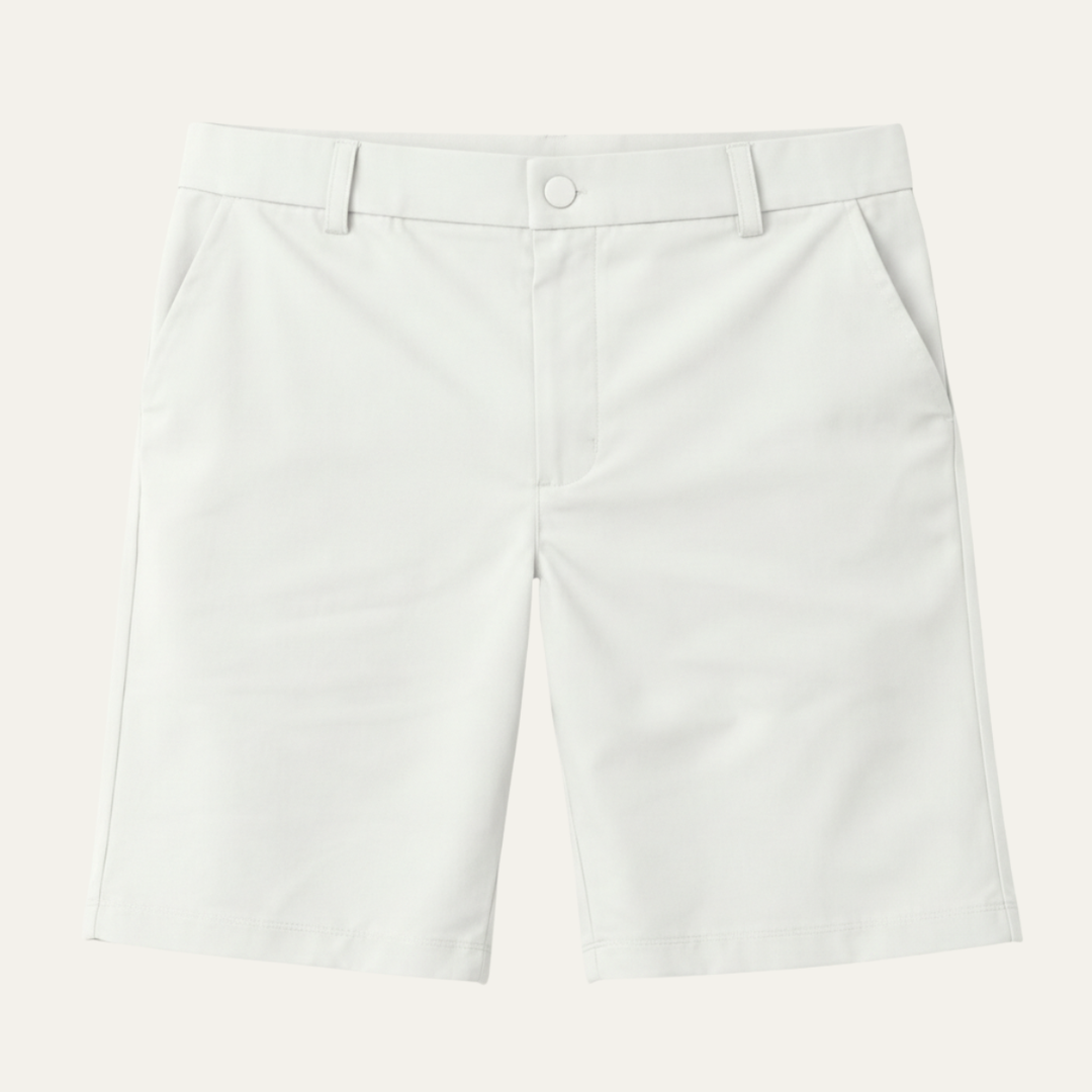 The Stonecrest Men’s Casual Golf Shorts with Zipper Side Pockets