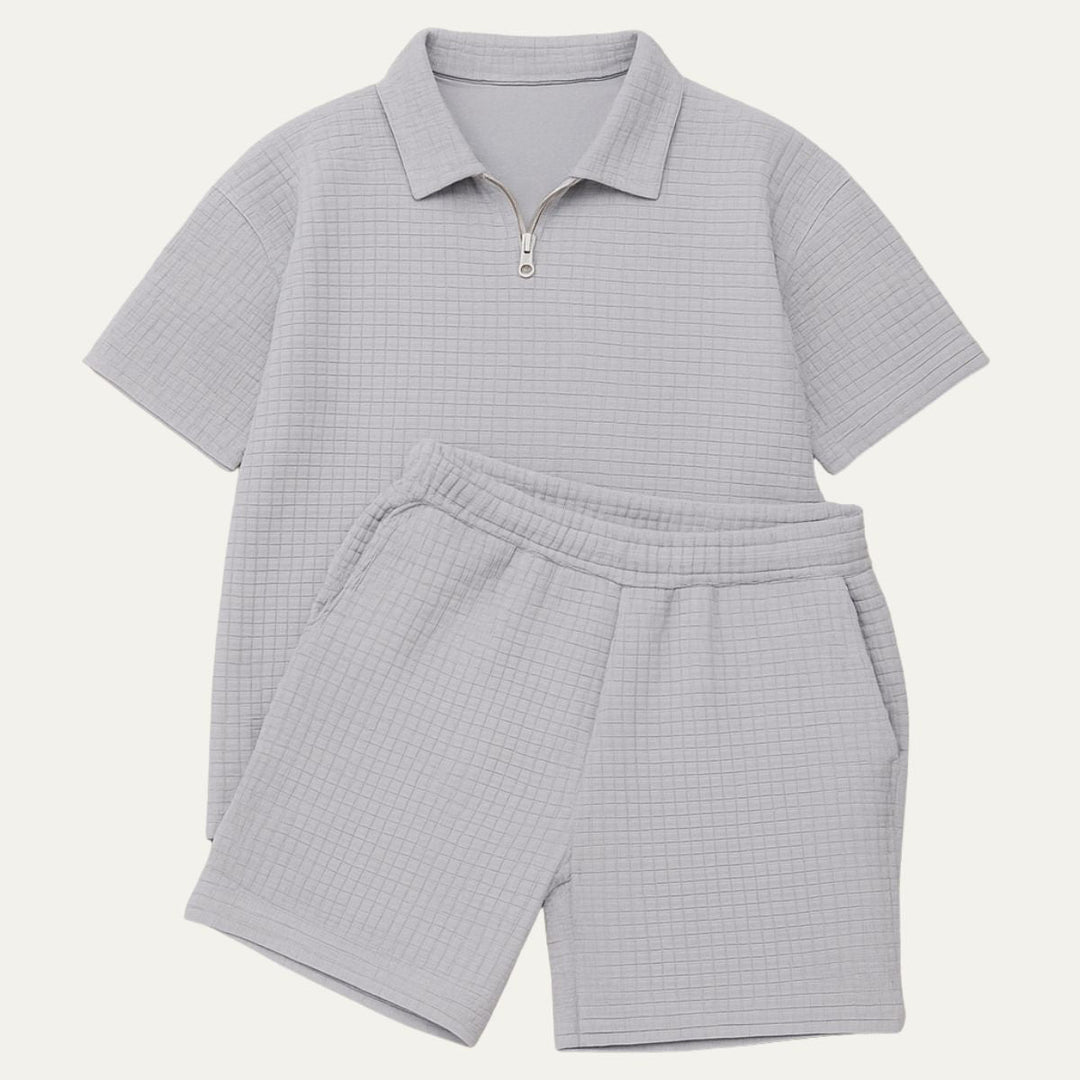 The Redford Co-Ord Set - Polo & Shorts for Men