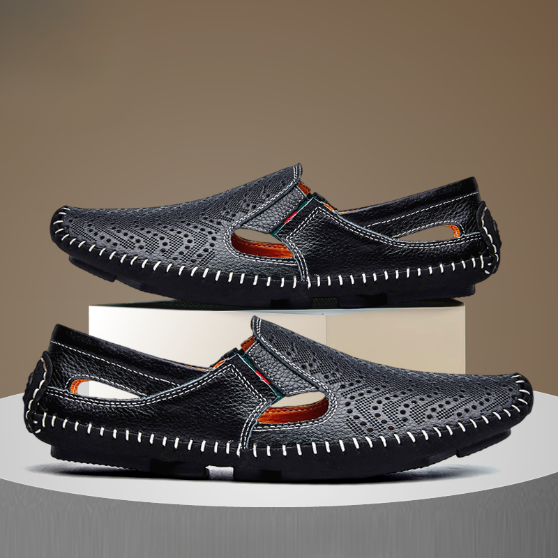 Leory - Classic Italian Comfort Sandals