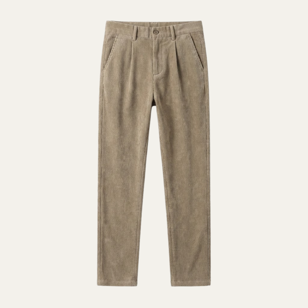 The Crestwood Lane Men’s Elastic Waist Corduroy Casual Pants