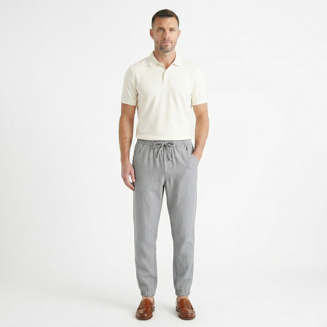 The Palermo Linen Jogger – Lightweight Summer Pants for Men