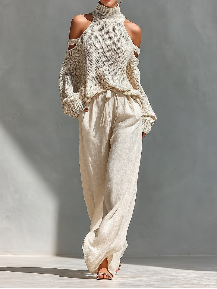 Alessia | Off-Shoulder Two-Piece Set