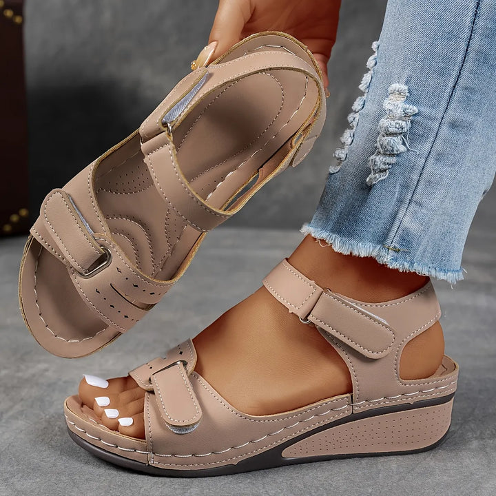 Isla | Wedge Sandals with Adjustable Straps