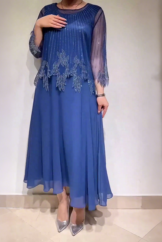 Anastasia | Beaded Evening Maxi Dress