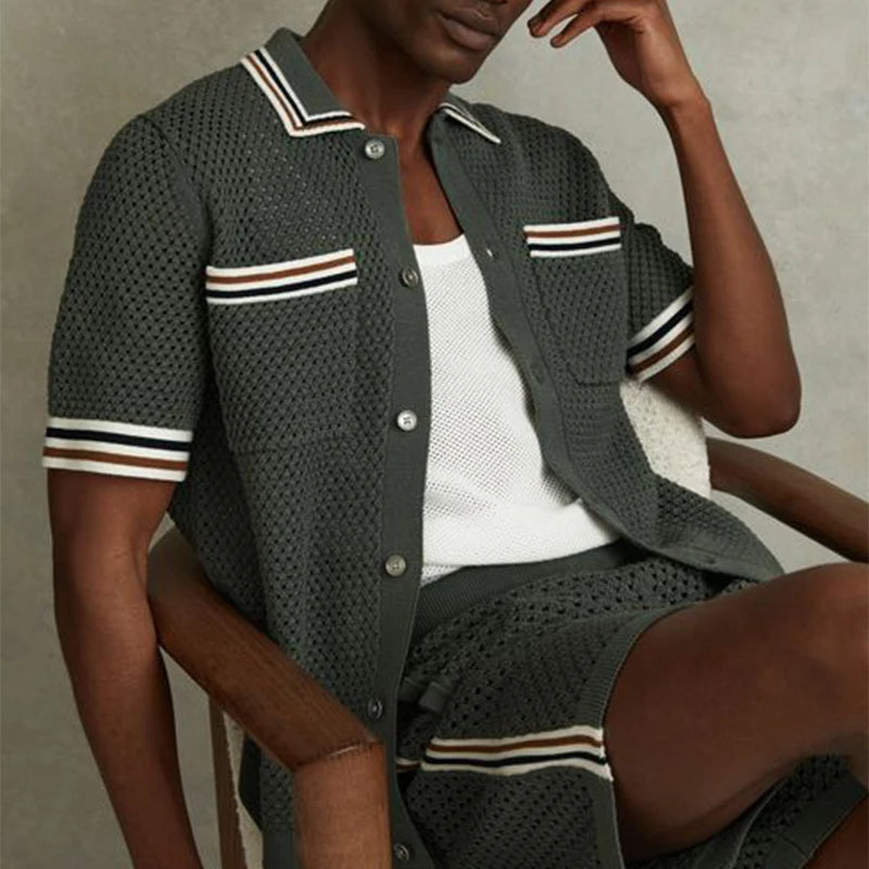 Kody - Smart Casual Knit Polo Shirt
