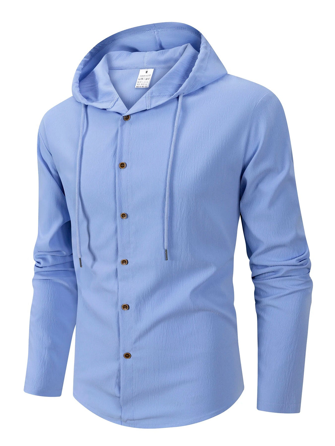 Denzel - Casual Outdoor Hooded Button Shirt