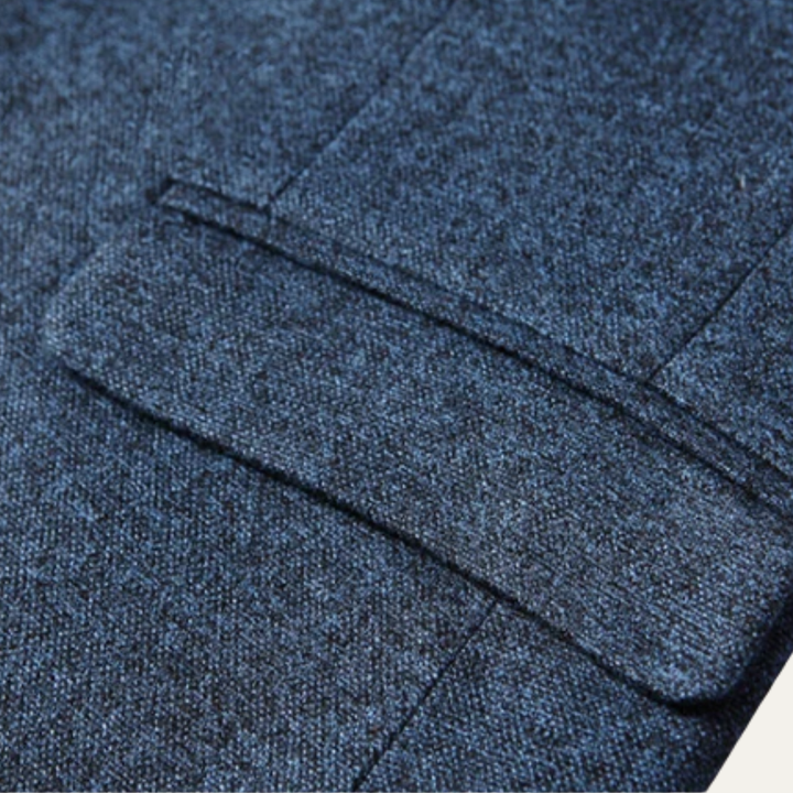 The Glendale Men’s  Slim Fit Turn Down Collar Suit Business Blazer