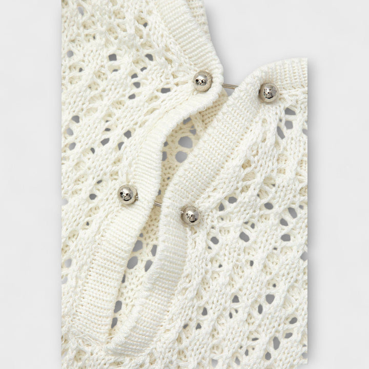 Anne - White Luna Beach Dress for Summer Getaways