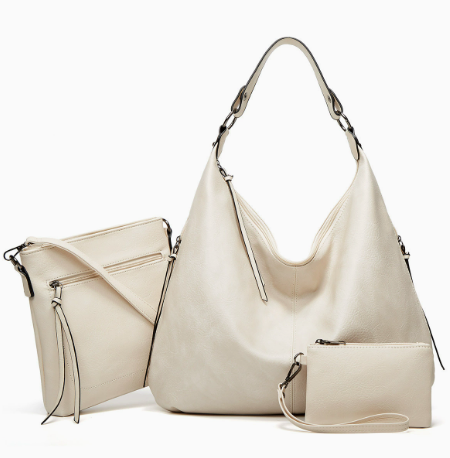 Francesca | Slouchy Three-Piece Hobo Bag Set