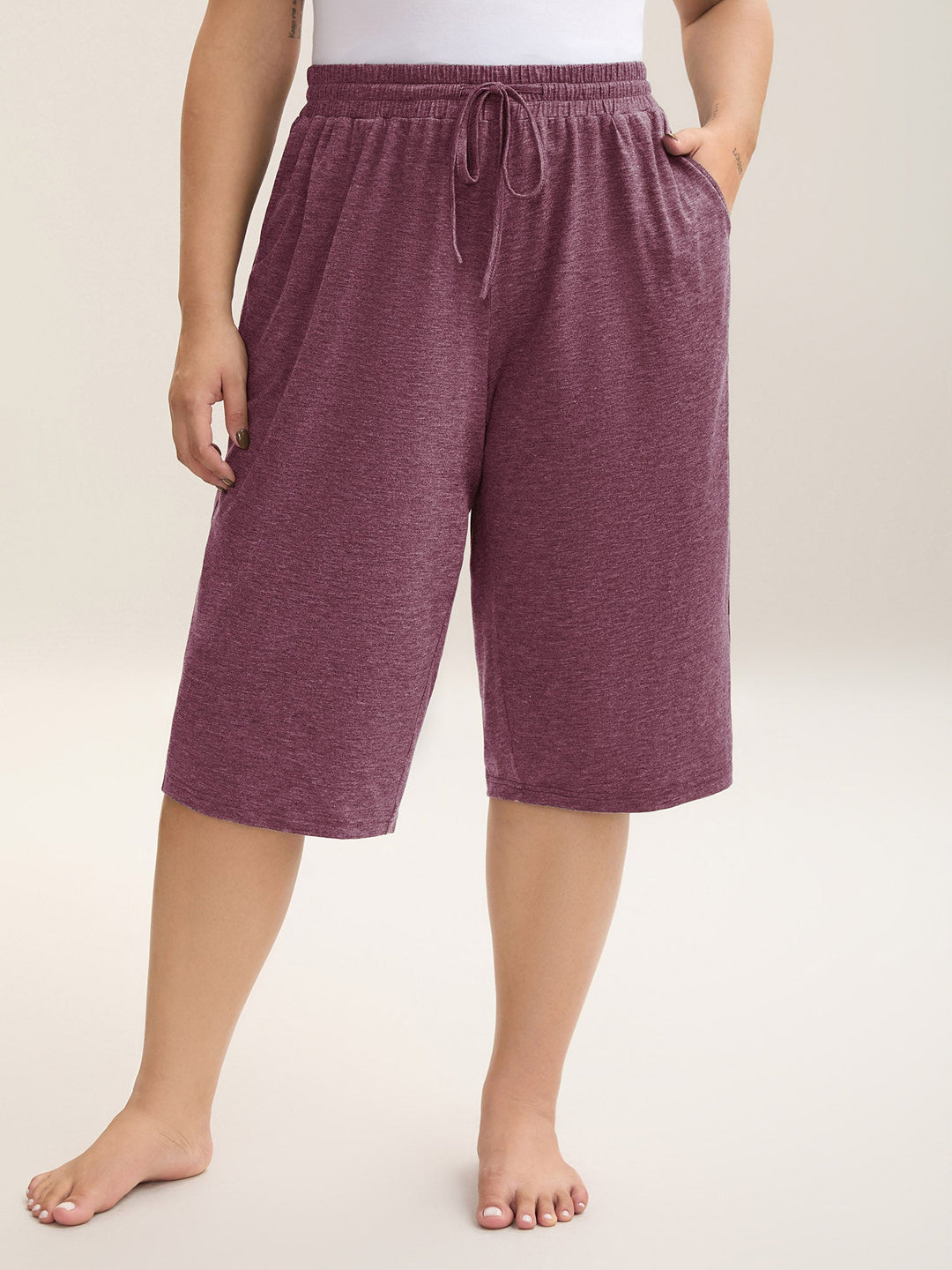 Patty | Drawstring Cropped Lounge Pants