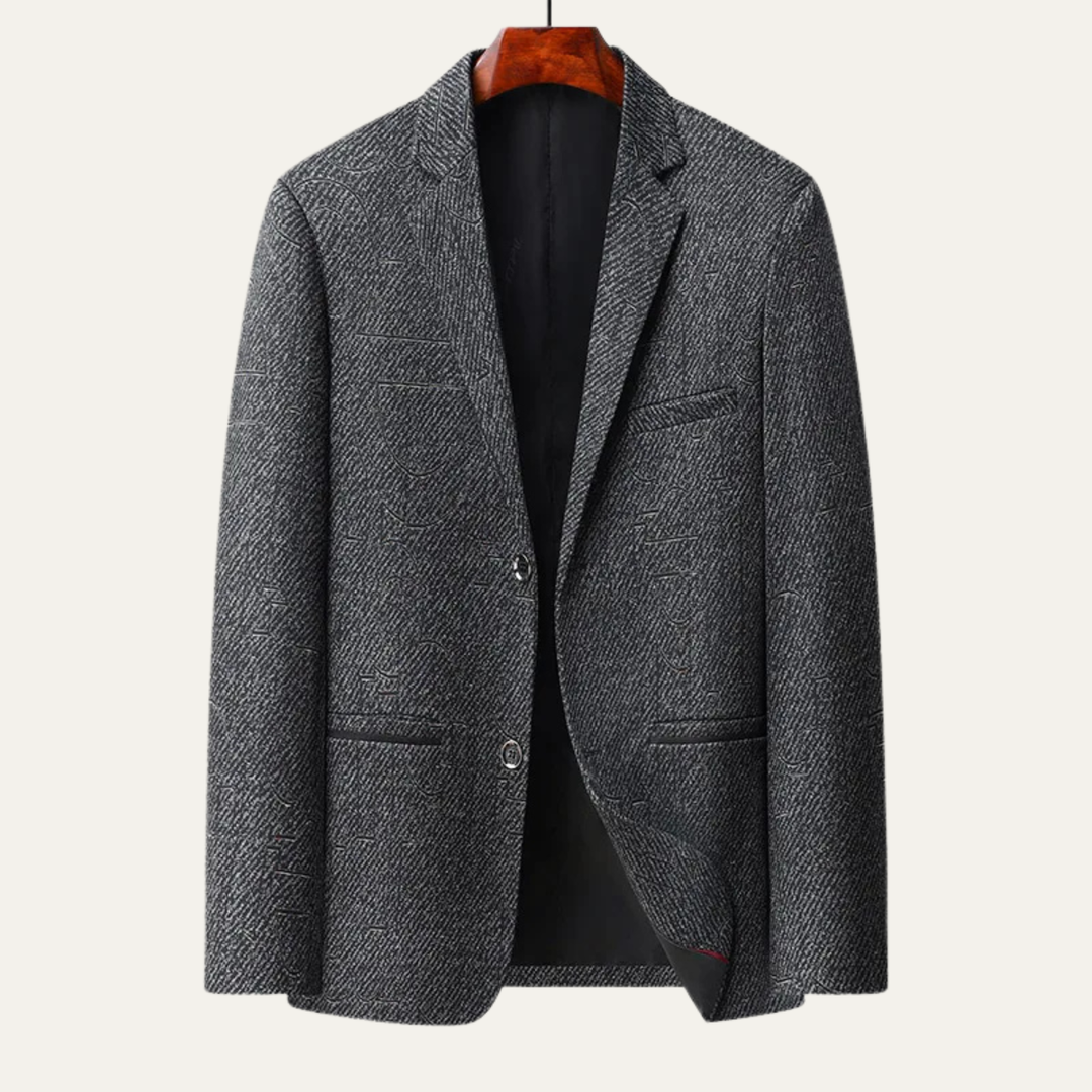 The Sassicaia Men’s Slim Fit Smart Casual Checked Blazer Suit