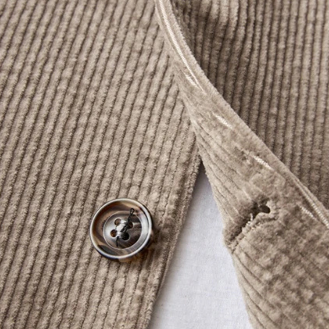 The Aldridge Men’s Corduroy Blazer – Winter Casual Cotton Suit
