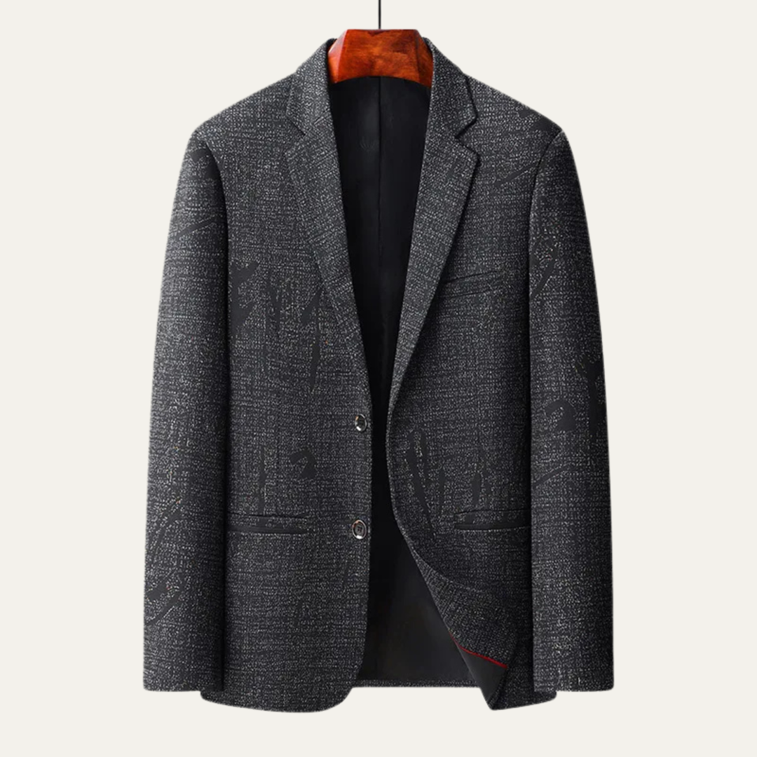 The Sassicaia Men’s Slim Fit Smart Casual Checked Blazer Suit