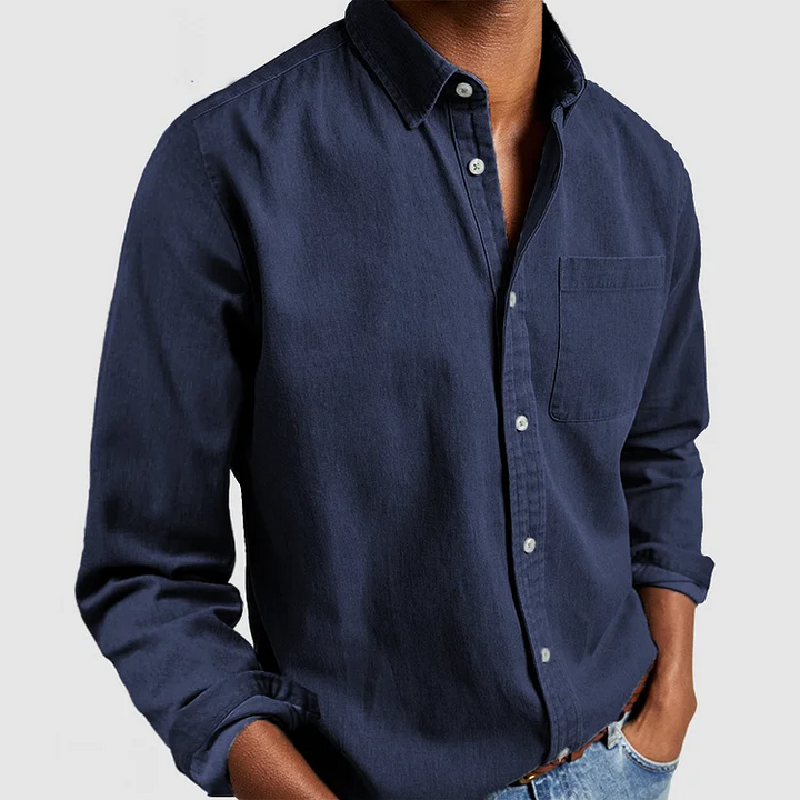 Kieran - Modern Soft-Touch Button-Up Shirt