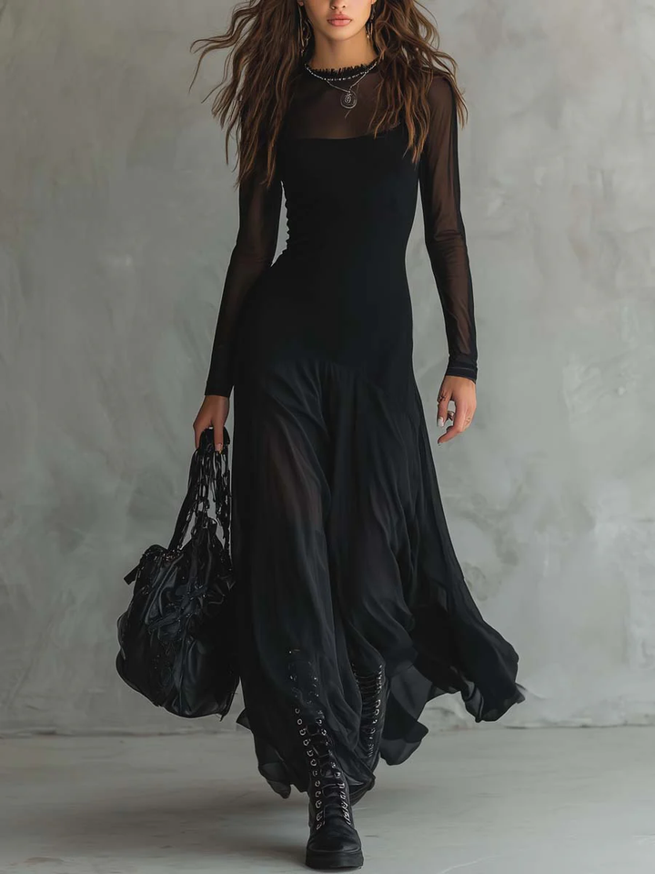 Marian | Timeless Patchwork Maxi Dress
