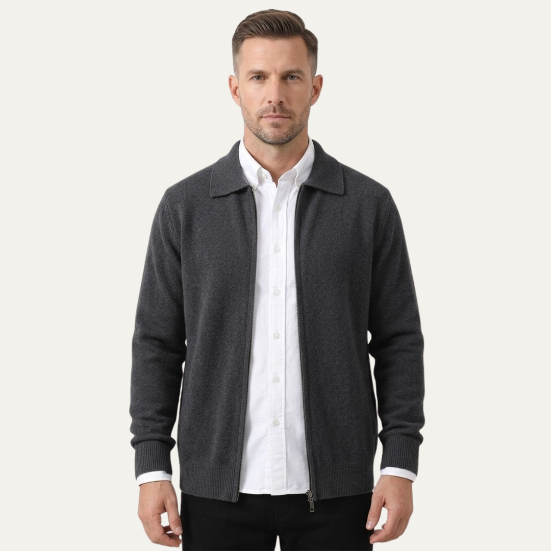 The Timberland Cashmere Sweater – Men's Soft Luxury Wool Knit Cardigan