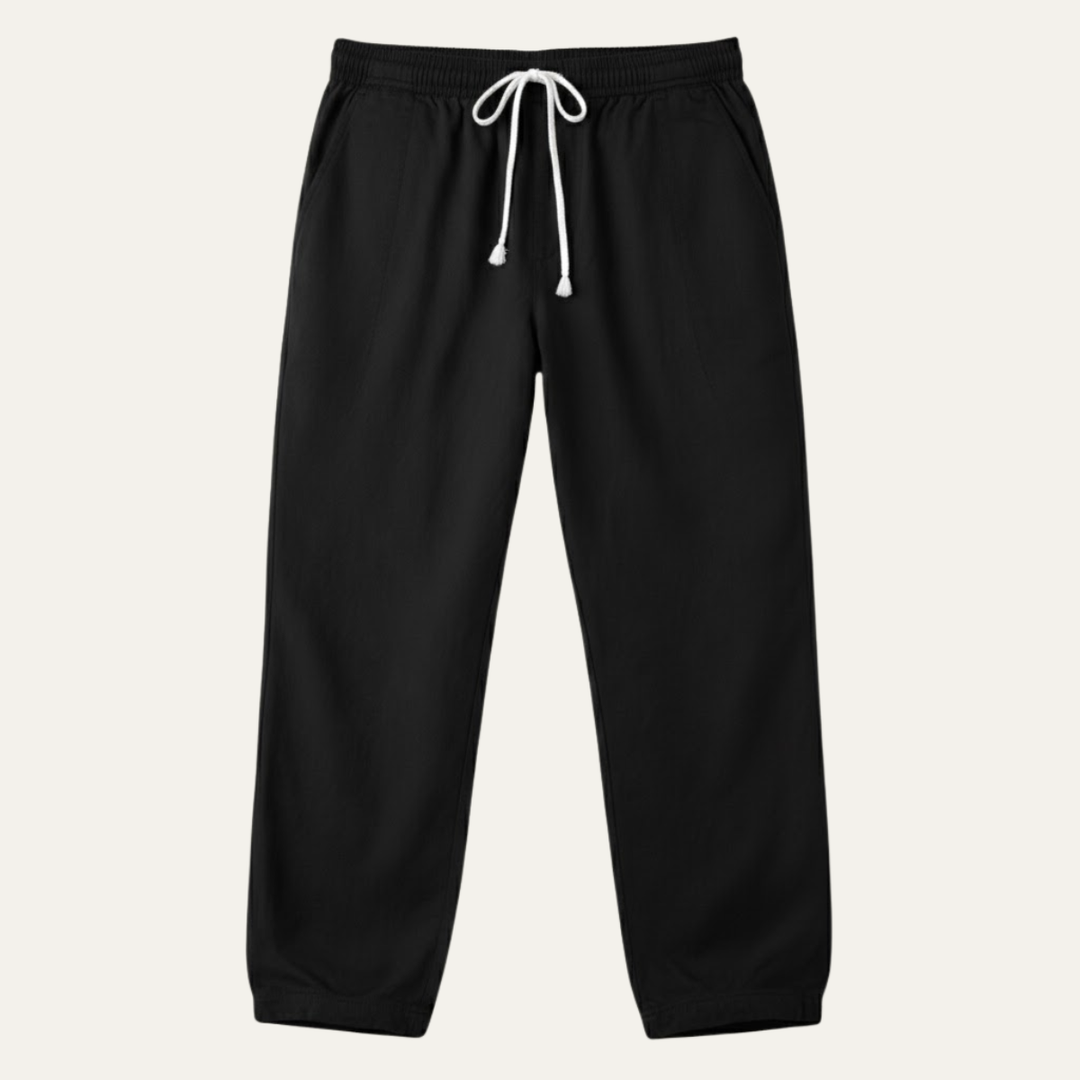 The Pinebrook Park Men’s Loose Cotton Linen Drawstring Pants