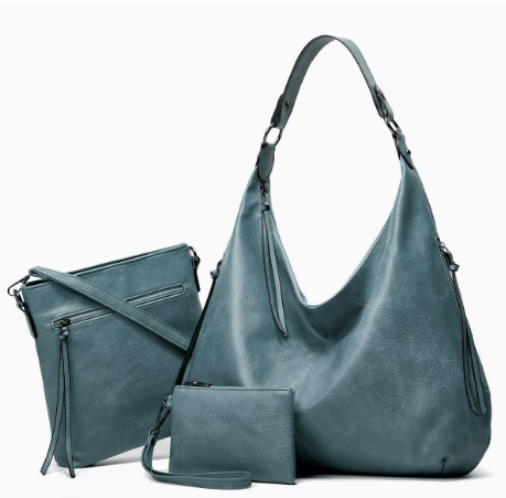 Francesca | Slouchy Three-Piece Hobo Bag Set