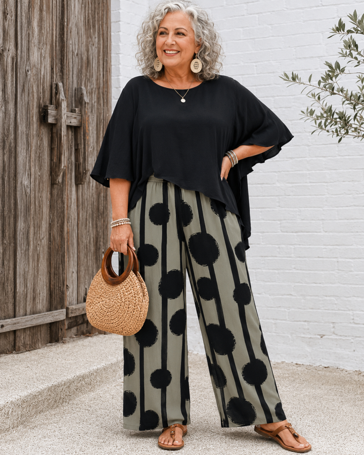 Stella | Relaxed Two-Piece Wide-Leg Set
