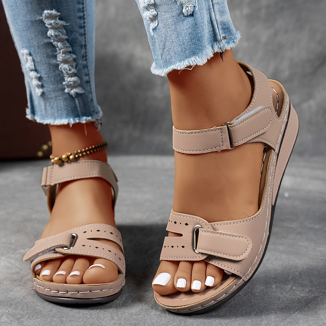 Isla | Wedge Sandals with Adjustable Straps