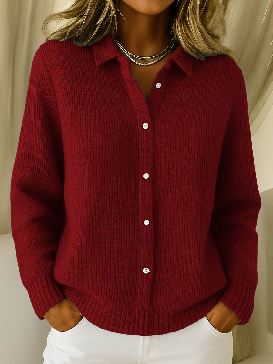 Tamara | Button Front Collared Cardigan