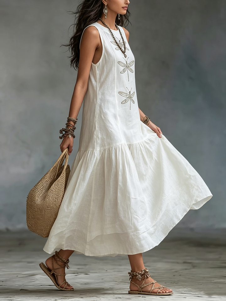 Geneva | Sleeveless Flowing Maxi Dress