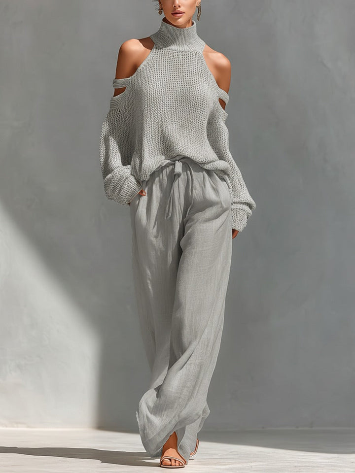 Alessia | Off-Shoulder Two-Piece Set