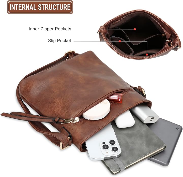 Emilia | Coordinated Three-Piece Hobo Bag Set