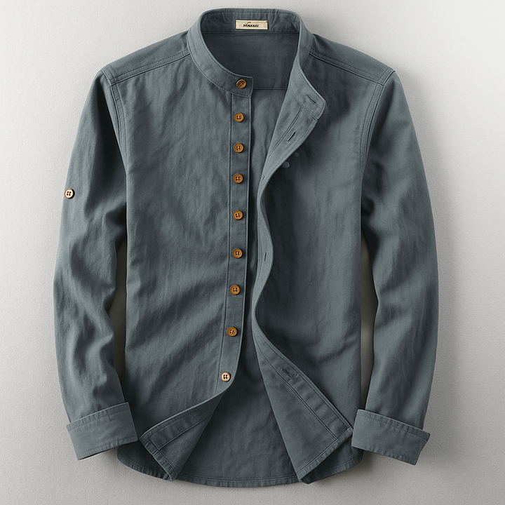 Abram - Modern Casual Button-Up Shirt