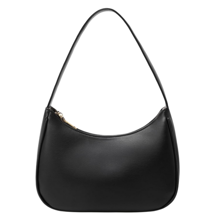 Coral | Curved Zip-Top Shoulder Bag