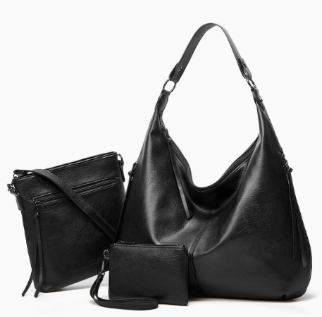 Francesca | Slouchy Three-Piece Hobo Bag Set