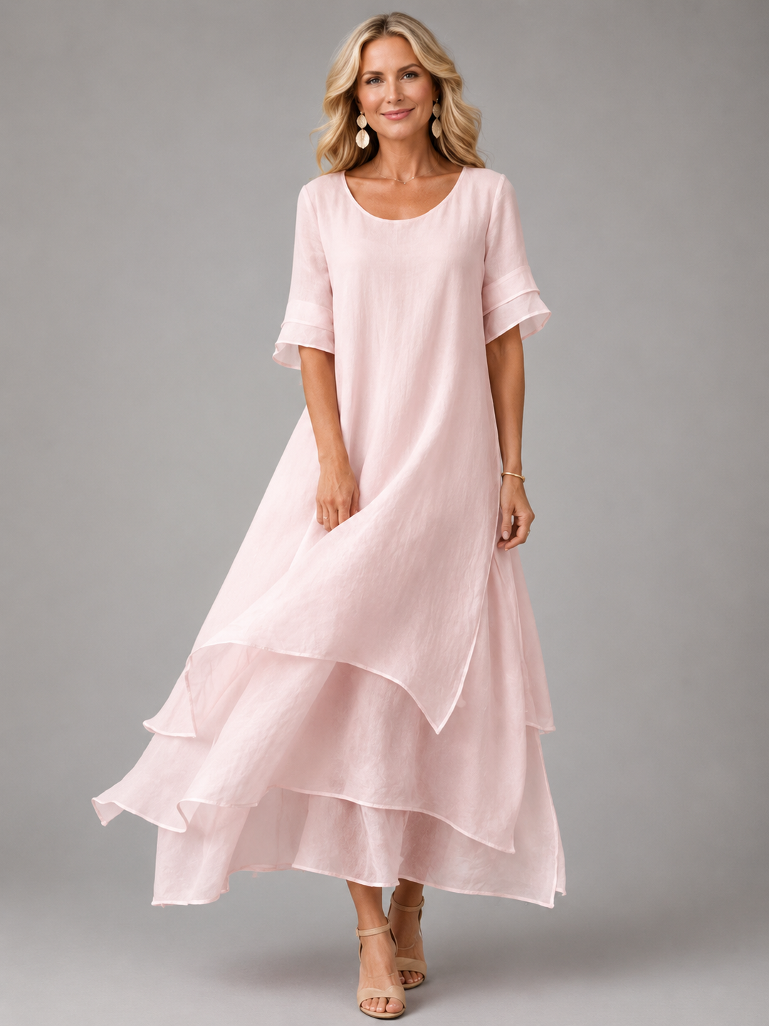 Leonora | Tiered Flowing Maxi Dress