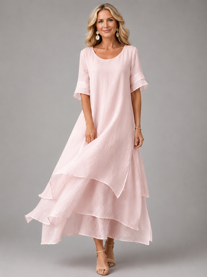 Leonora | Tiered Flowing Maxi Dress