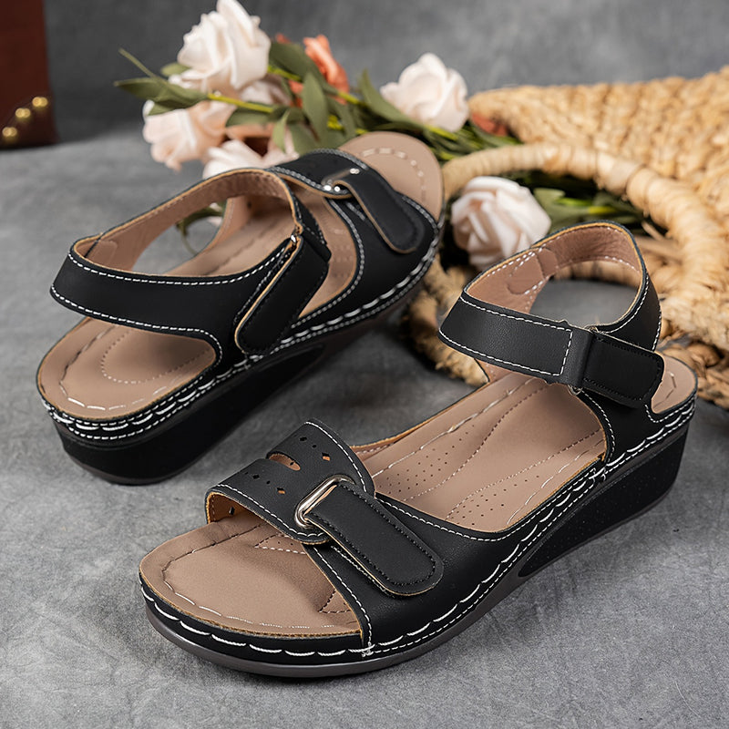 Isla | Wedge Sandals with Adjustable Straps
